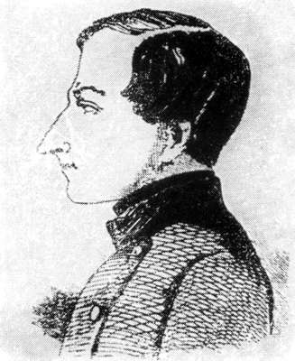 Н.В. Гоголь - гимназист. Портрет работы неизвестного художника. 1820-е гг.